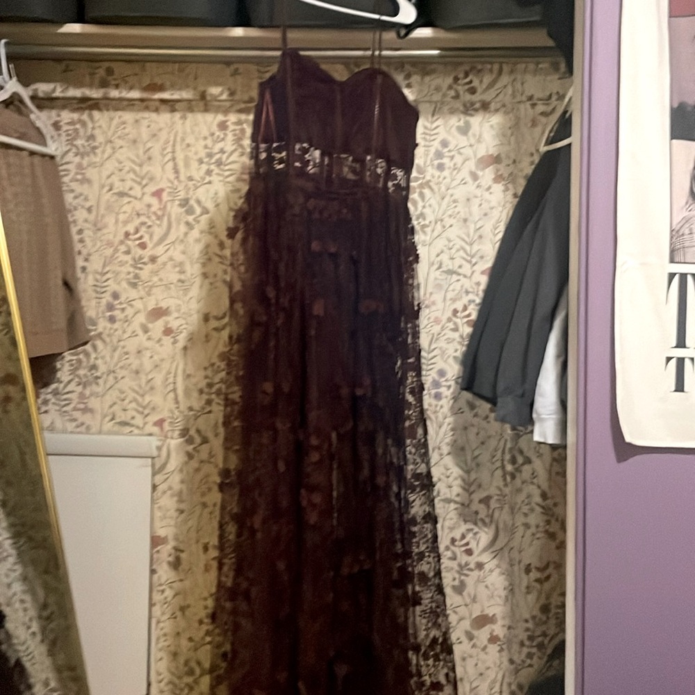 Maroon formal dress from Altar’d State in the size XXL